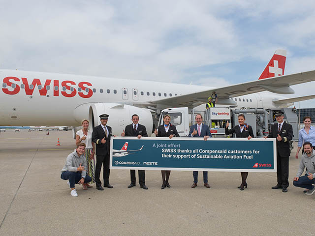 Swiss : une logistique pour le carburant durable 44 Air Journal