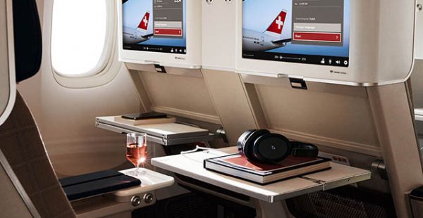 
La compagnie aérienne Swiss International Air Lines a présenté hier à Zurich son premier Boeing 777-300ER équipé de la nouv