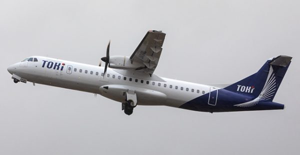 
La nouvelle compagnie aérienne Toki Air a reçu son premier avion, un ATR 72-600, qui lui permettra de lancer en 2023 ses opéra