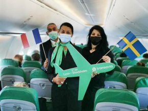 
La compagnie aérienne low cost Transavia France a inauguré une nouvelle liaison saisonnière entre Lyon et Stockholm, sa troisi