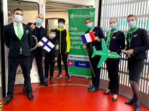 
La compagnie aérienne low cost Transavia France a inauguré sa nouvelle liaison entre Paris et Ivalo en Laponie, sa deuxième de