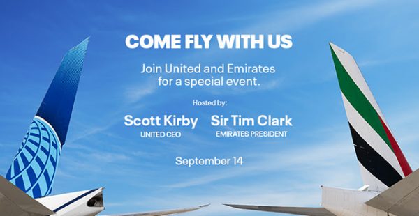 
Les compagnies aériennes Emirates Airlines et United Airlines ont promis pour le mois prochain une rencontre qui devrait dévoil