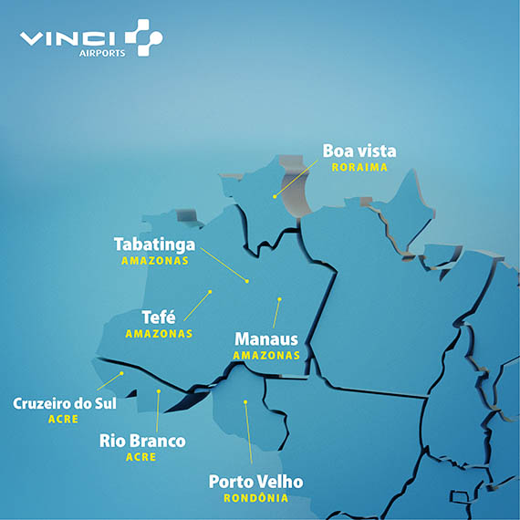 VINCI Airports s’empare de sept aéroports brésiliens dont Manaus 66 Air Journal