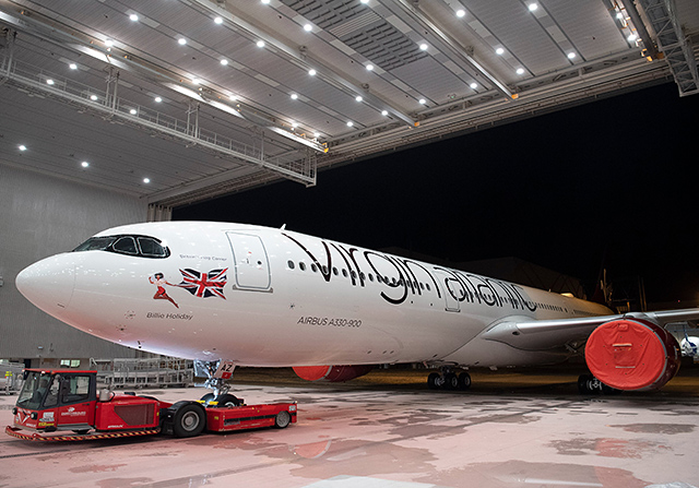 Le premier A330neo de Virgin Atlantic baptisé Billie Holiday (photos) 36 Air Journal