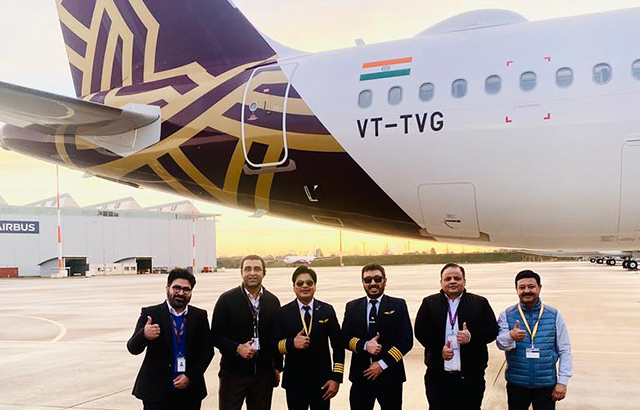 Le premier Airbus A321LR en Inde est pour Vistara 6 Air Journal