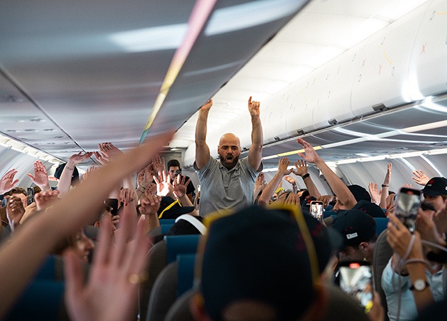 Vueling : une bodega très rugby dans les airs 4 Air Journal