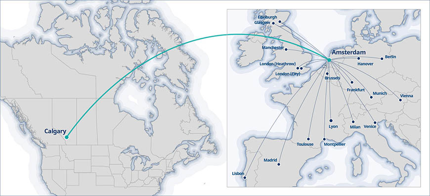 WestJet va partager 18 routes européennes de KLM 12 Air Journal