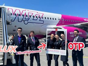 
La compagnie aérienne low cost Wizz Air a inauguré hier sa première liaison vers le Luxembourg, depuis Bucarest en Roumanie av