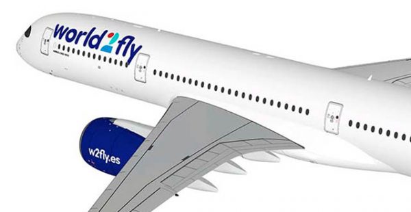 
La nouvelle compagnie aérienn1e charter World2Fly dispose désormais d’un avion à ses couleurs, un Airbus A330 qui sera initi