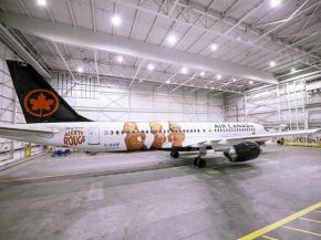
Air Canada a présenté un Airbus A220-300 doté d une livrée thématique pour célébrer la sortie du film d animation Alerte r
