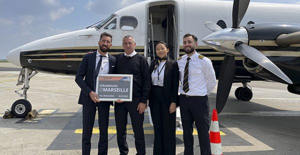 
La compagnie aérienne Twin Jet a inauguré hier sa nouvelle liaison entre Marseille et Strasbourg, sa première vers l’Alsace 