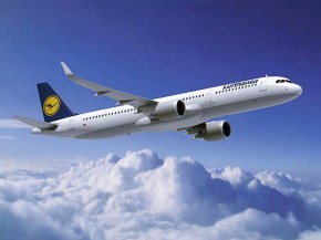 Le tout premier A321neo de la compagnie aérienne allemande, réceptionné samedi 4 mai, a été enregistré sous le nom de D-AIEA