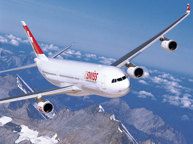 L’A340 réaménagé de Swiss décolle 3 Air Journal