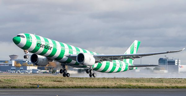 
Victime d’un incident lundi dernier, le premier Airbus A330-900 de la compagnie aérienne Condor va pouvoir lui être livré, a