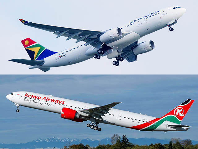 Kenya Airways et South African Airways partagent leurs codes 56 Air Journal